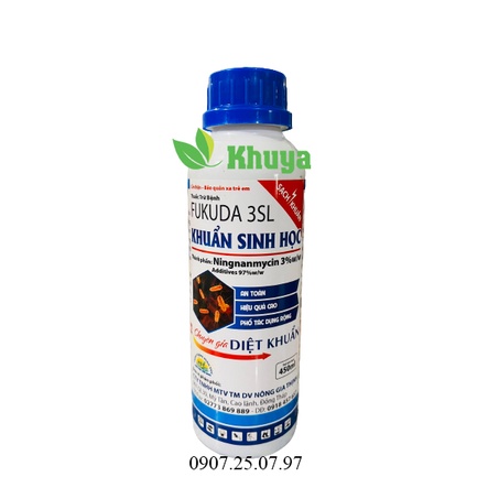 Thuốc trừ bệnh Khuẩn Sinh Học Fukuda 3SL 450ml Sạch khuẩn - Diệt khuẩn