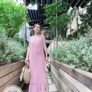 BIGSIZE ĐẦM V HỞ LƯNG D45
