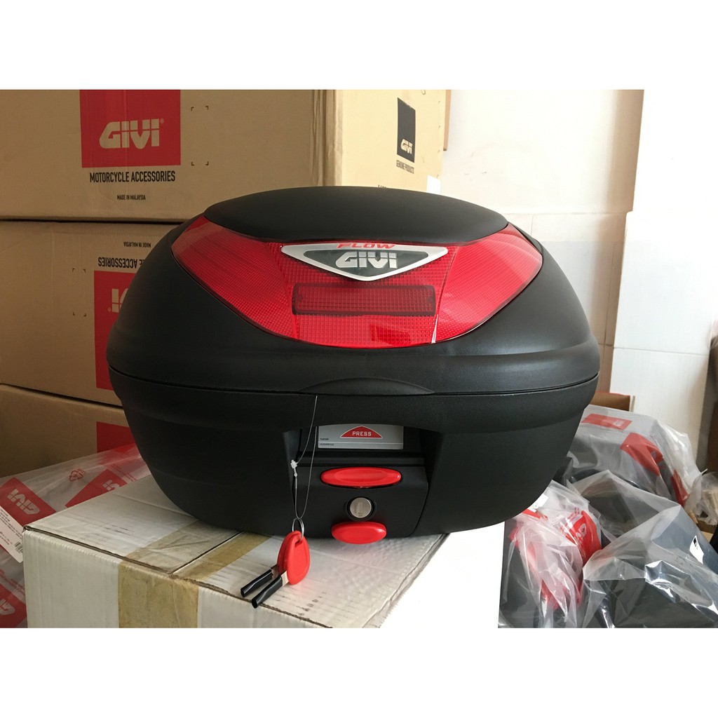 Combo trọn bộ lắp đặt thùng givi E350N và baga givi cho Suzuki GZ 150A