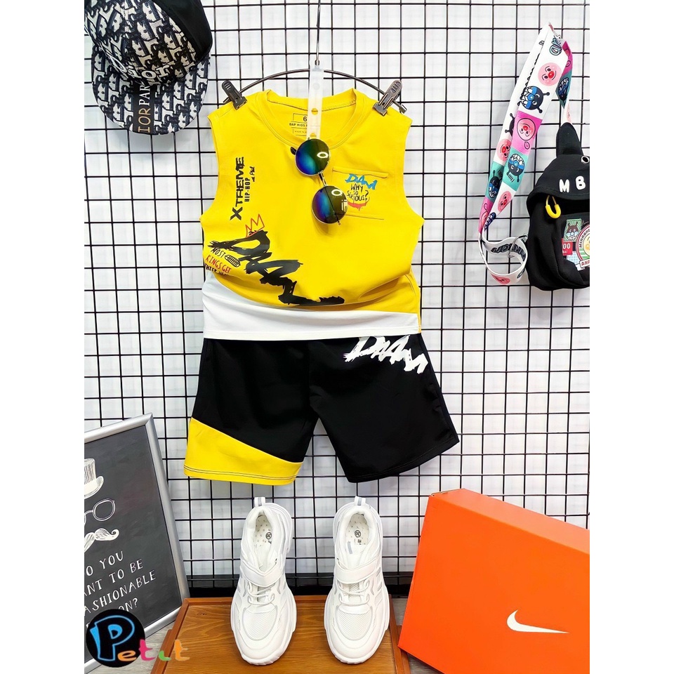 ✔️ĐỒ BỘ BÉ TRAI SÁT NÁCH SIÊU NGẦU