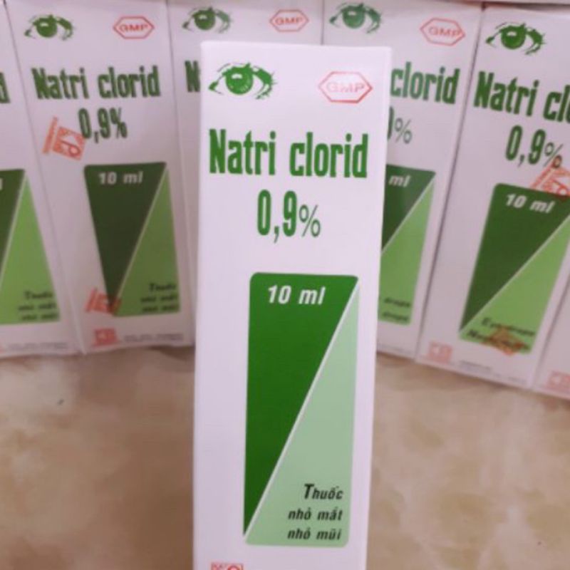 Nước muối nhỏ mắt mũi cho bé