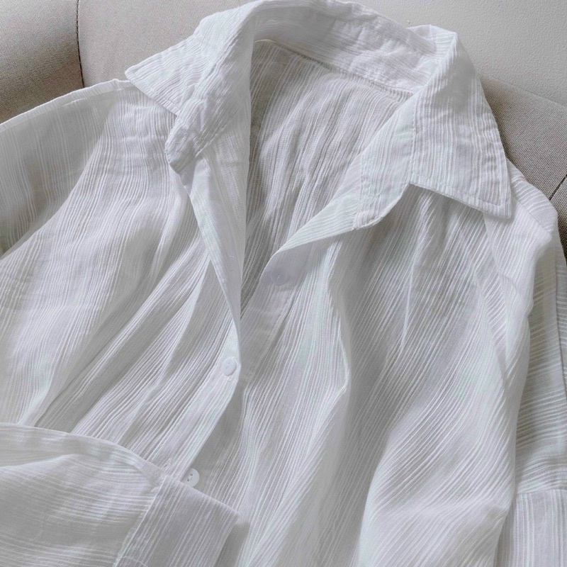 Sơ Mi lụa tay phồng