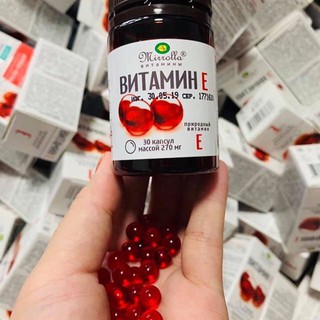 [ CHUẨN ] VIÊN E ĐỎ NGA MẪU MỚI 275mg