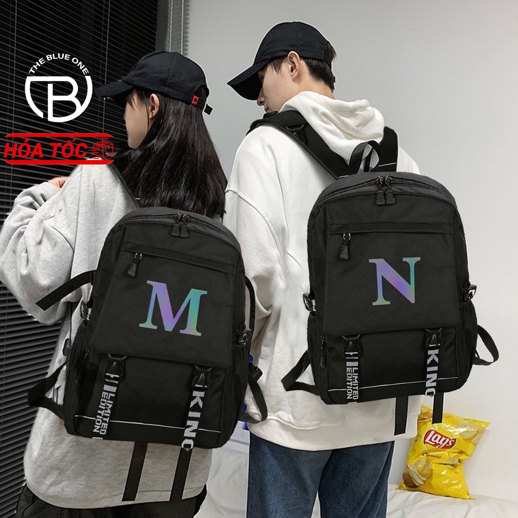 Balo Nam Nữ Ulzzang Thời Trang Unisex Hàn Quốc Balo Phản Quang, Có Ngăn Chống Sốc Laptop Chống Nước Dùng Đi Chơi Du Lịch