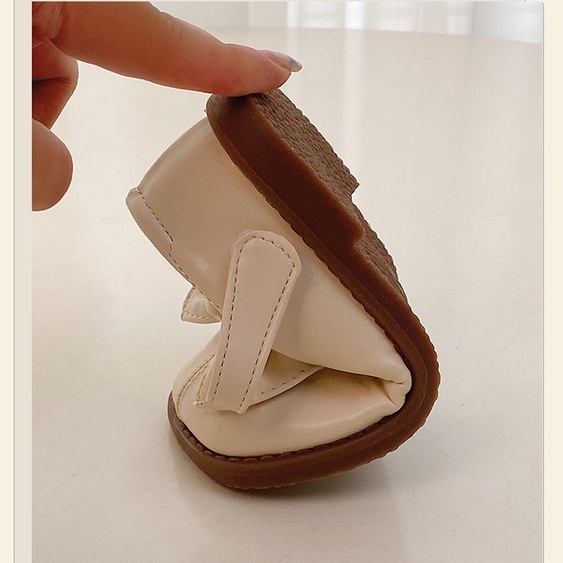 Giày Bé Gái - Giày búp bê da mềm phong cách Vintage Hàn Quốc MG BABY (có ảnh thật)