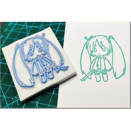 Bộ kit khắc con dấu cao su DIY