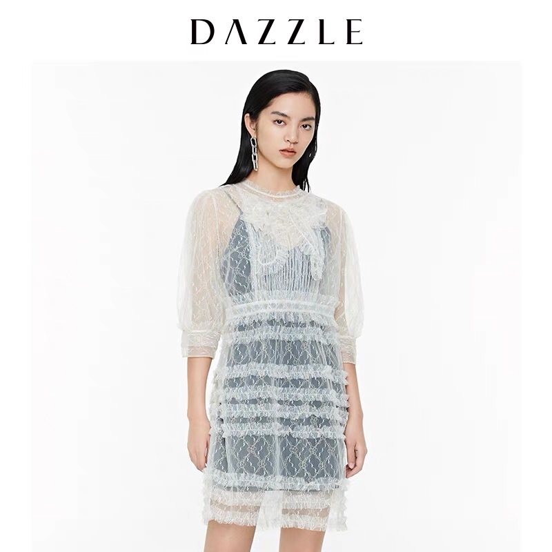 Đầm ren lưới Dazzle