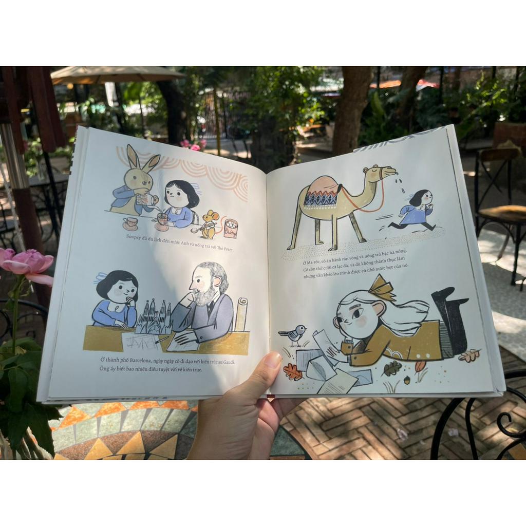 Sách - (Bìa cứng in màu) Kafka và cô bé búp bê  - Larissa Theule  - Minh họa: Rebecca Green - Trần Quân dịch - Crabit Ki