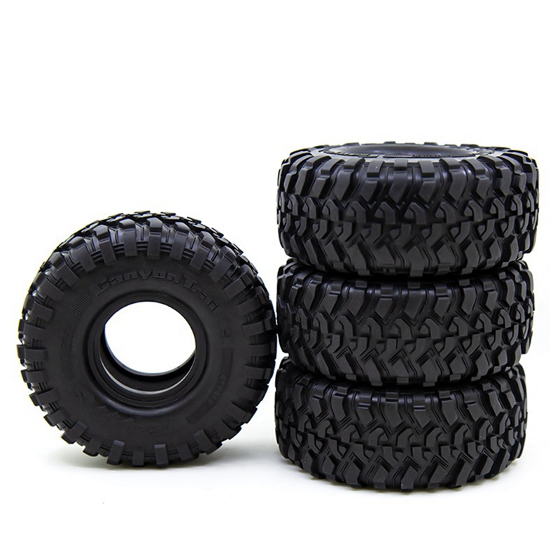 Set 4 Bánh Xe Cao Su 118MM 1.9 Dành Cho Xe Đồ Chơi 1 / 10 RC Axial SCX10 90046 AXI03007 Traxxas TRX4 D90 Tamiya CC01