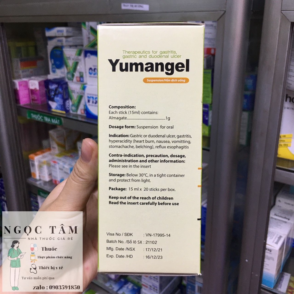 YUMA GEL - sữa dạ dày chữ Y