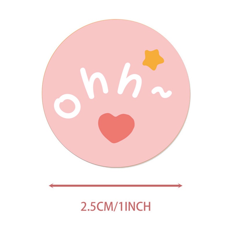 Cuộn 500 Miếng Dán Hình Động Vật Dễ Thương Dùng Để Trang Trí