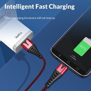 [Freeship] Cáp sạc TOPK Type-C, Micro USB 3A dài 1m