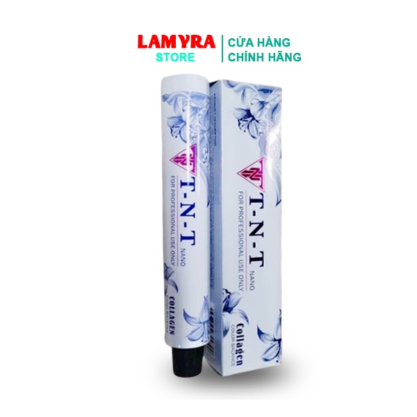 Màu nhuộm tóc TNT Nano lên từ nền đen tự nhiên không cần tẩy Lamyra