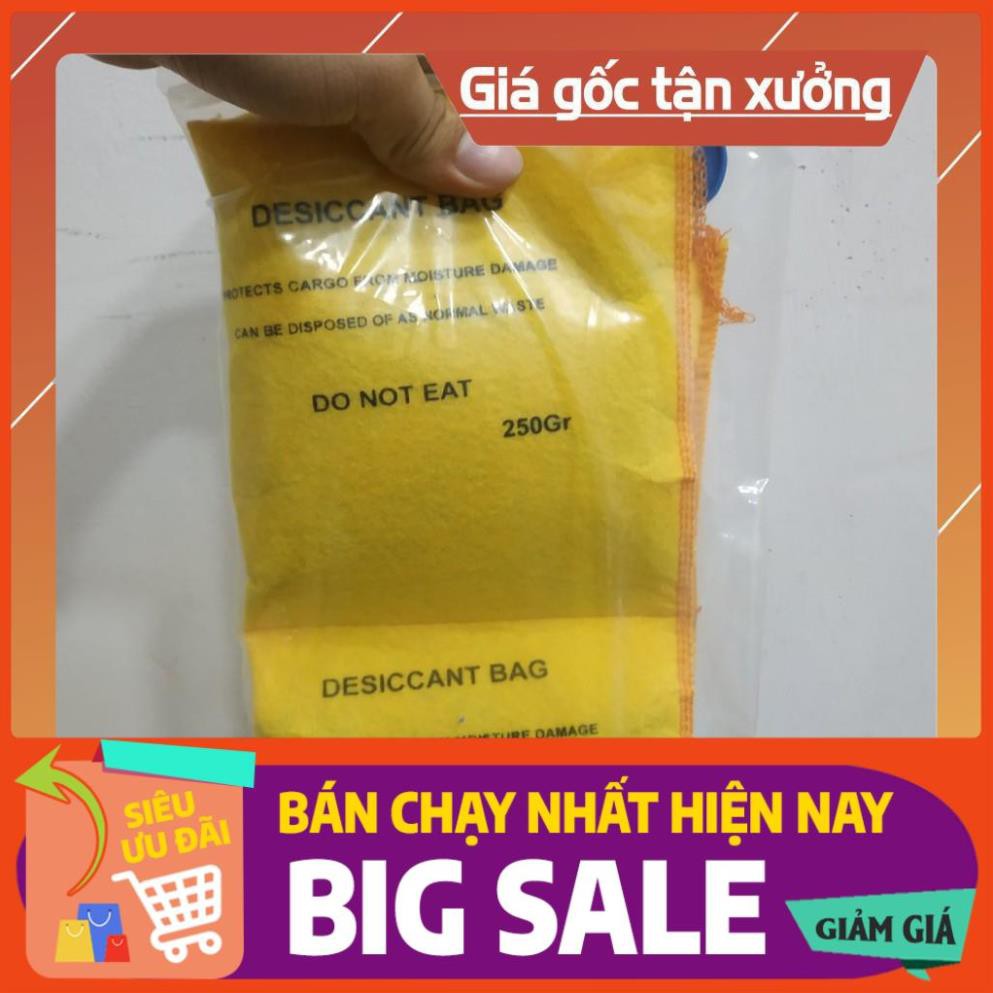 [NEW] GóiHút Ẩm Silicagel 1000g Bịch 1kg (1 Gói) sử dụng trong treo container,hút ẩm kho hàng, khử mùi tủ quần áo