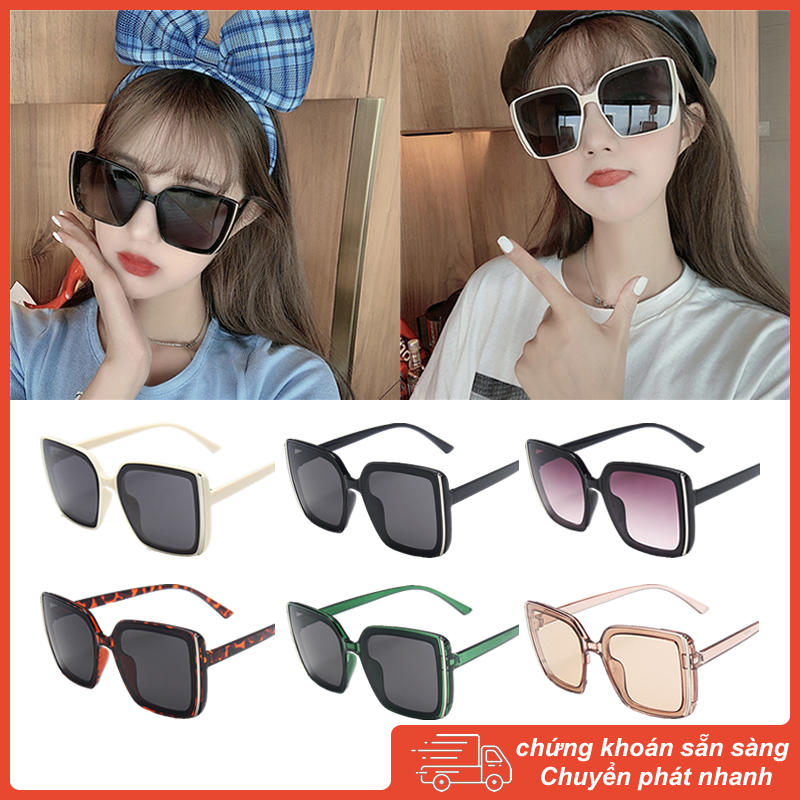 Sunglasses Women Shades Cermin Mata Hitam Spek Mata Eyeglasses Square Oversized Sun Glasses