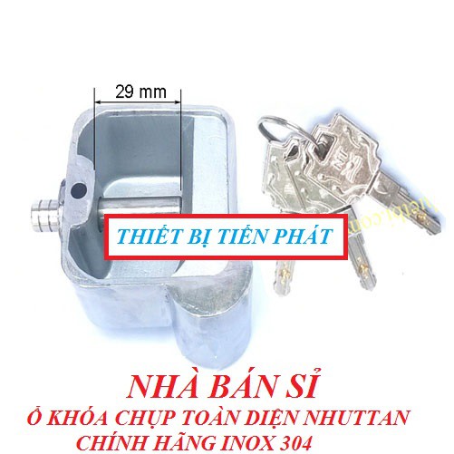 [CHÍNH HÃNG] Ổ Khóa Cửa Chụp Chống Cắt NHỰT TÂN Inox SUS304 Nguyên Khối Chống Trộm (Hàng Việt Nam Chất Lượng Cao)