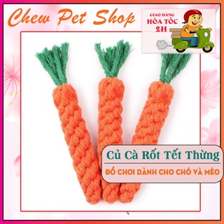 Đồ chơi chó mèo hình củ cà rốt