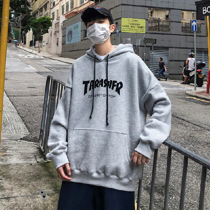 Áo hoodie dáng rộng phong cách Hàn Quốc dành cho nam | BigBuy360 - bigbuy360.vn