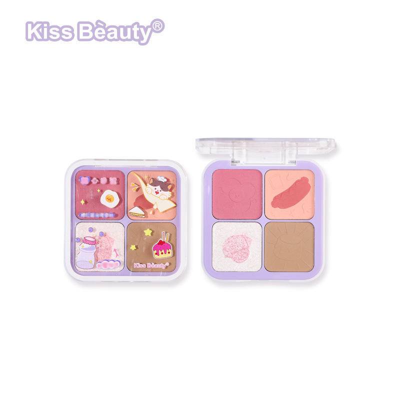 Phấn má hồng trang điểm tự nhiên Kiss Beauty