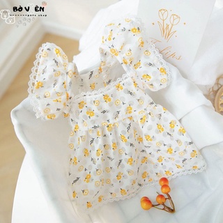 Quần áo Thú cưng, váy cho chó mèo, áo đầm cho chó mèo Bò Viên Pets shop