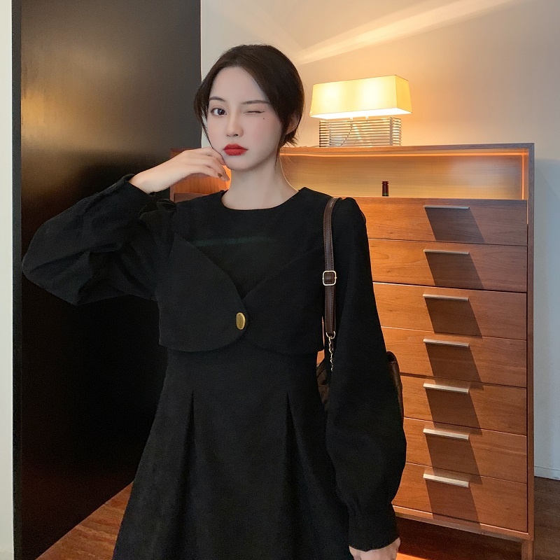 Đầm Kim Loại Thiết Kế Đơn Giản Thời Trang Theo Phong Cách Hàn Quốc Cho Nữ