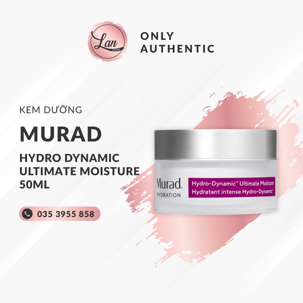 Kem Dưỡng Siêu Cung Cấp Độ Ẩm Murad Hydro-Dynamic Ultimate Moisture 50ml [ CHÍNH HÃNG] Tách Set