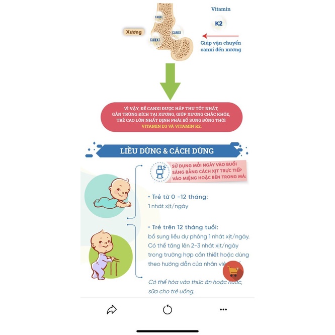 WHY-Kids Vitamin D3K2 MK7 chai xịt 15ml tiện lợi bán chạy số 1 Anh Quốc