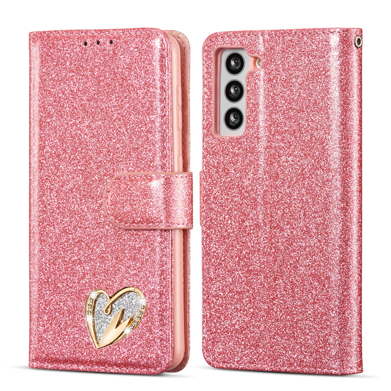 Flip Casing Samsung Note 20 Ultra Note 8 9 10 Pro S9 S8 Plus Leather Case Cute Love Shining Starry Sky Special Lovely Cover