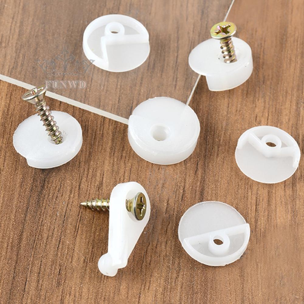 【FUNWD】Durable Fixing Clips Mirror Plastic Universal Wall Hanging Wall Mounted