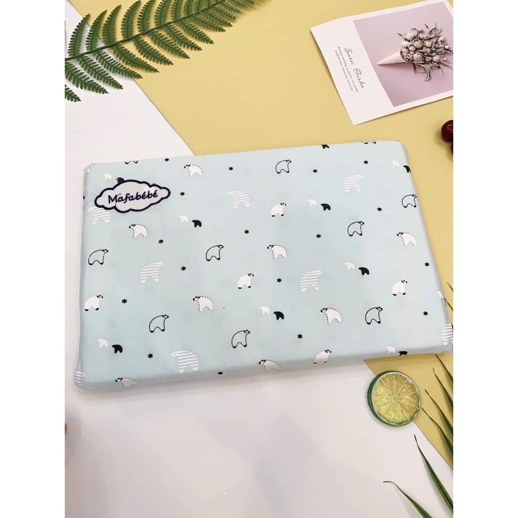 Gối cao su non Mafabebe có lỗ thông hơi cực thoáng cho bé