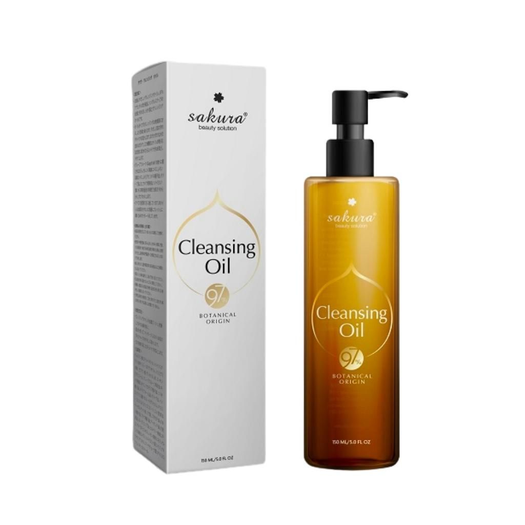 Dầu Tẩy Trang Sakura Cleansing Oil Chứa Tinh Dầu Tự Nhiên, Làm Sạch Sâu Lỗ Chân Lông (Chai 150ml)