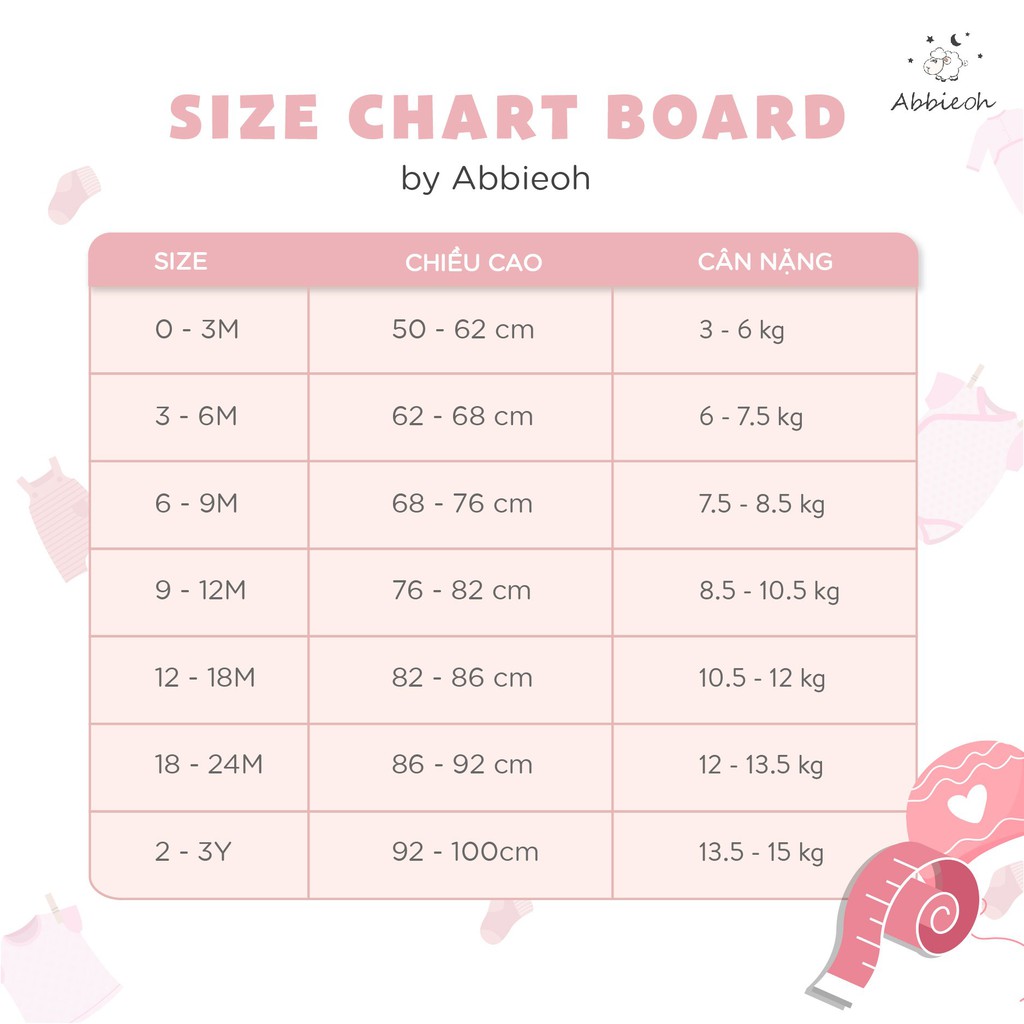 [Mã FABRREST19 giảm 30k đơn bất kỳ] Bộ Body Thỏ Cho Bé | 0-12 Tháng | Abbieoh | BD101 AW19