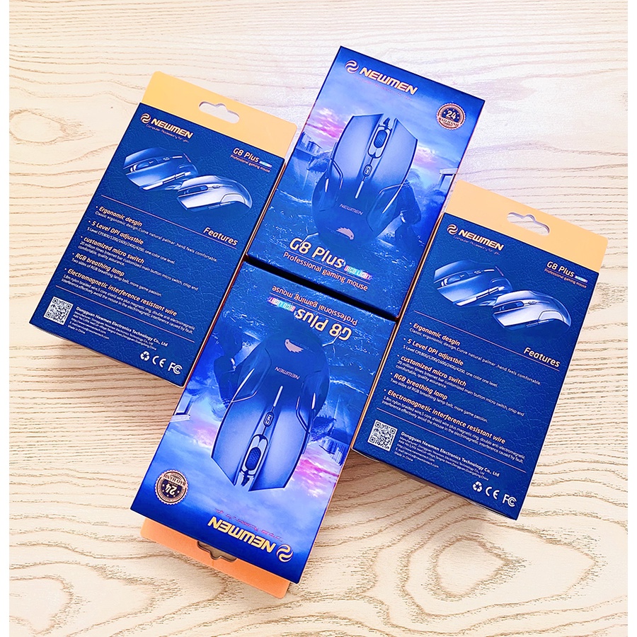 Chuột máy tính Gaming có dây cao cấp Newmen G8 Plus - Hàng chính hãng