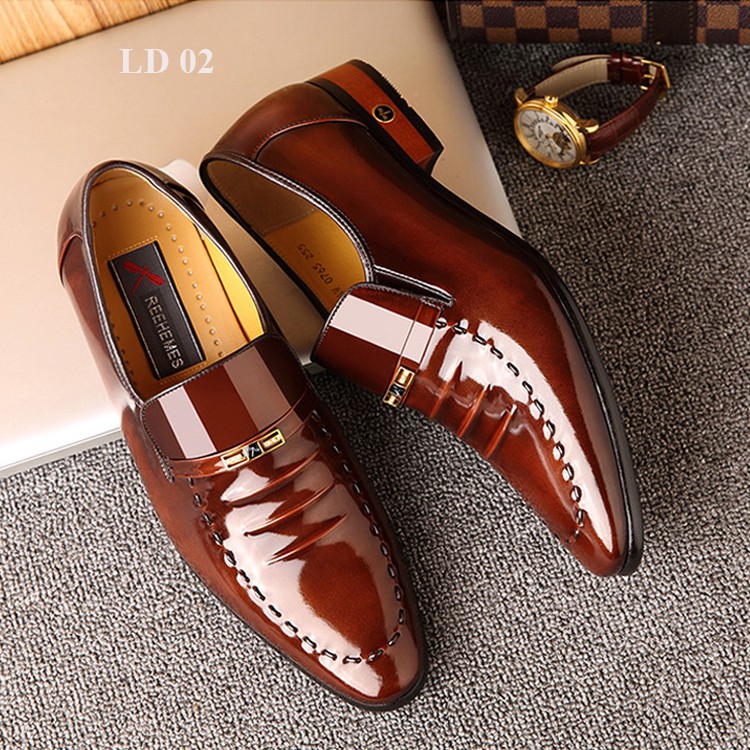 Giày da Reehemes RH0765 Brown