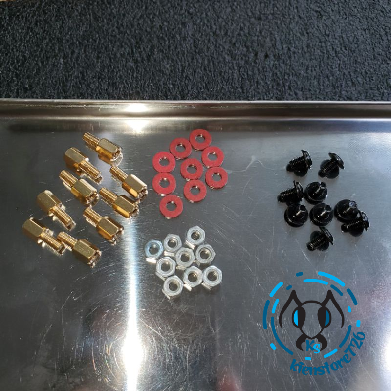 Bộ ốc đế đồng bắt main cho mọi loại case máy tính (1 set 9 ốc+tán) .kienstore726
