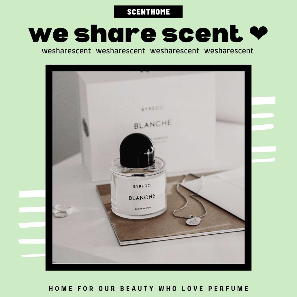 [𝘼𝙪𝙩𝙝] Nước hoa dùng thử Byredo Blanche <𝙬𝙚𝙨𝙝𝙖𝙧𝙚𝙨𝙘𝙚𝙣𝙩>