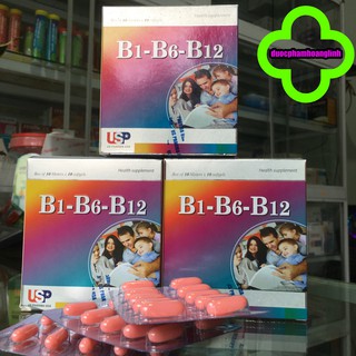 Vitamin B1-B6-B12 bổ sung vitamin, khoáng chất, bồi bổ cơ thể, người thiếu vitamin, nâng cao thể trạng, người mệt mỏi