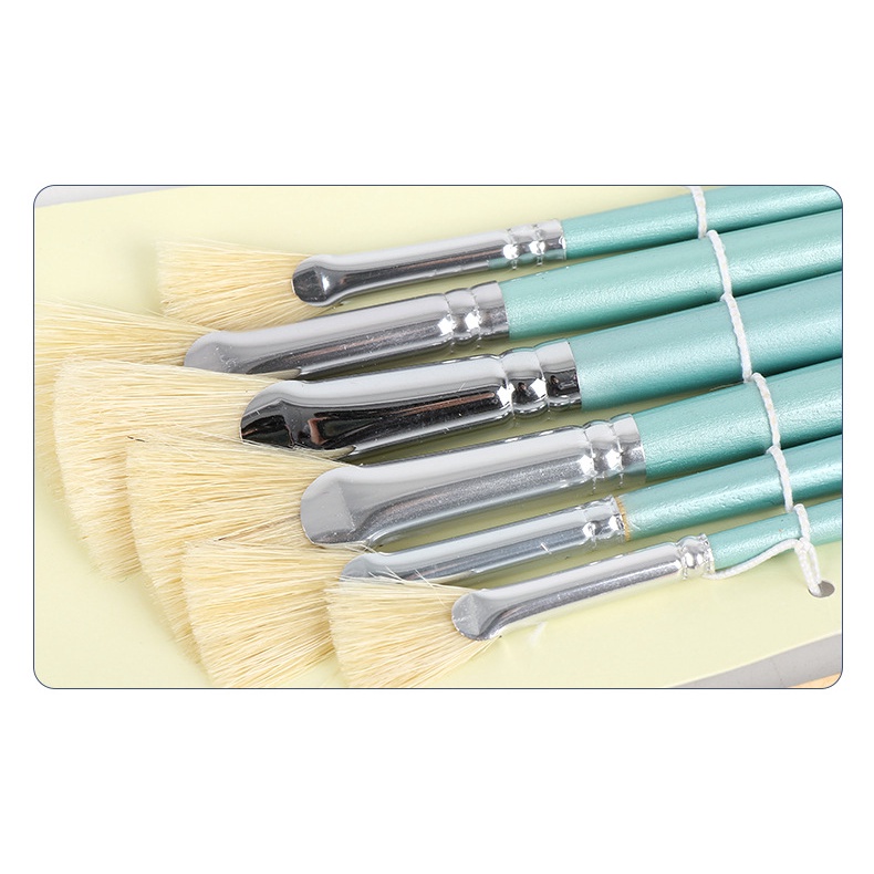 Cọ quạt Bút lông hình quạt Cọ vẽ màu nước màu acrylic Sơn dầu