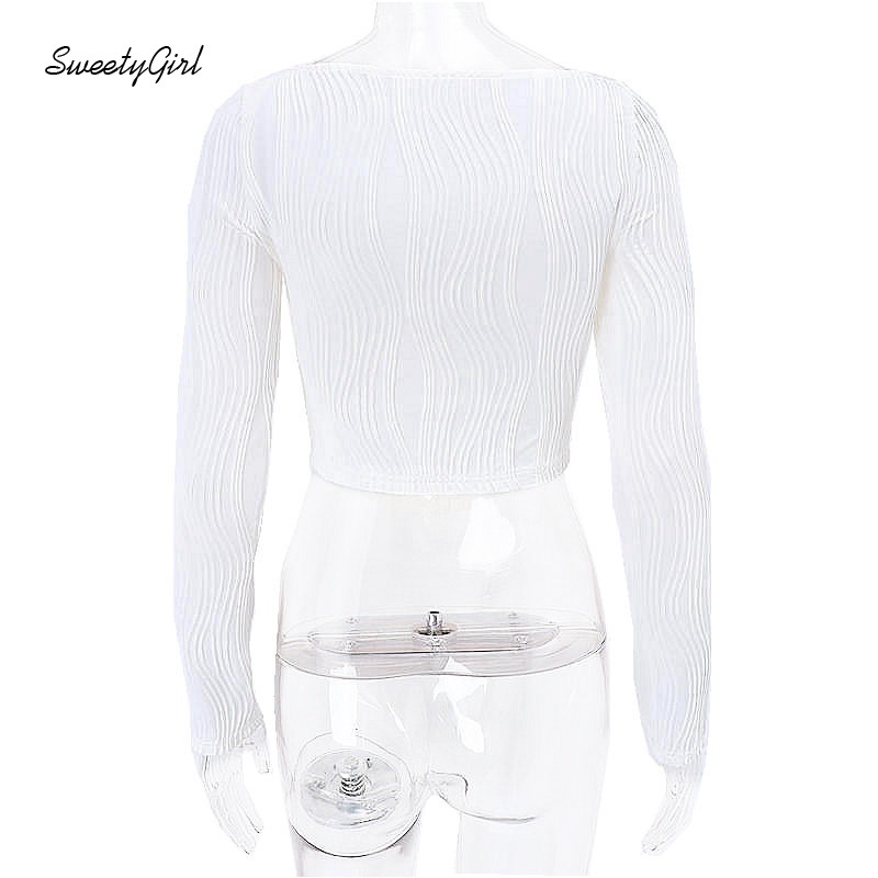 Áo Thun Dệt Kim Tay Dài Cổ Tròn Dáng Ôm Màu Trơn Thời Trang 2022 Dành Cho Nữ