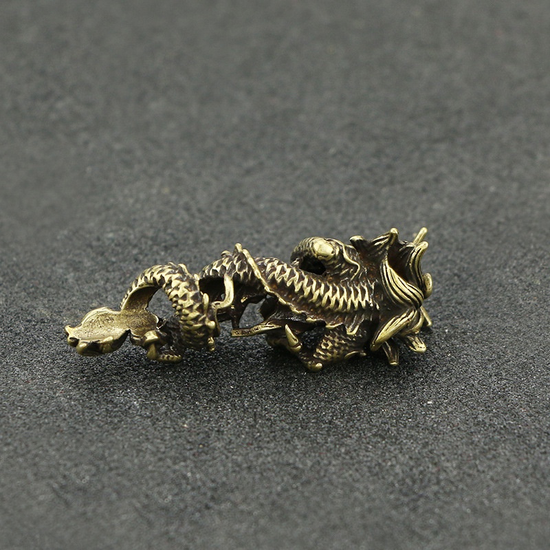 Mặt Dây Chuyền Hình Rồng Bằng Đồng Nguyên Chất