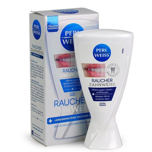 Kem Đánh Răng Trắng Răng Perlweiss, 50ml Hàng Đức