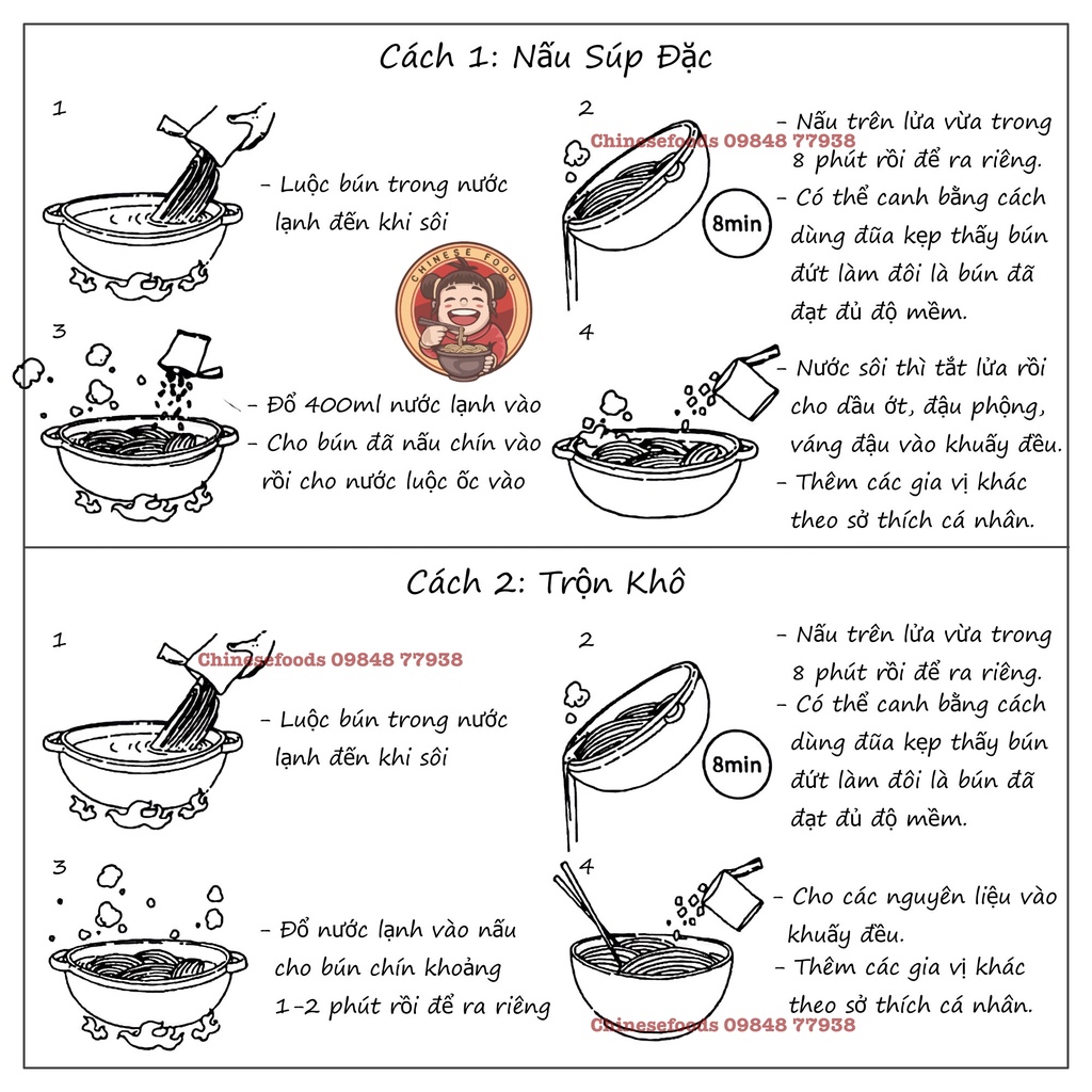 ƯU ĐÃI Mua Set 3 gói Bún Ốc Liễu Châu - Lý Tử Thất - Zhen Chan