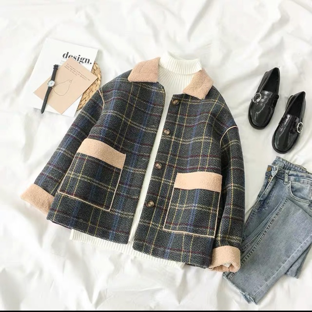 Áo khoác dạ nữ