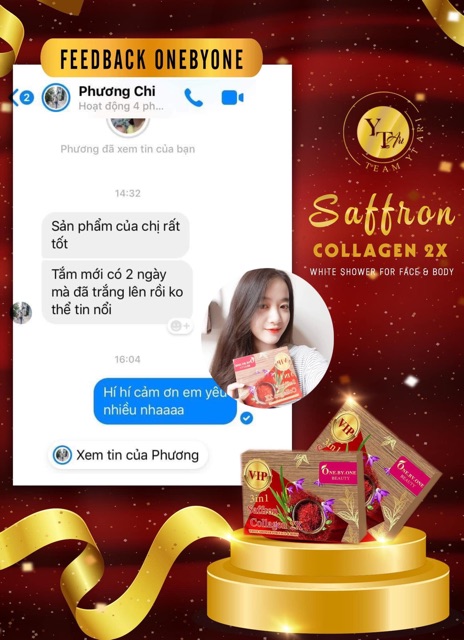 Tắm trắng ủ saffron collagen