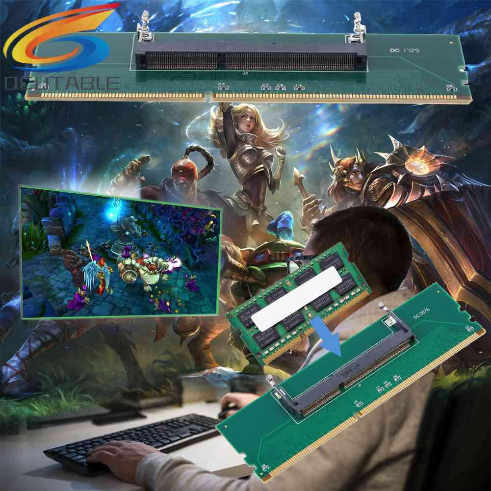 Bộ Chuyển Đổi Laptop 200 Pin SO-DIMM Sang Desktop 240 Pin DIMM DDR3 Chuyên Nghiệp