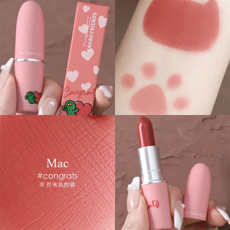 (Hàng Mới Về) Son Môi Mac / Magic Thiết Kế Vỏ Hồng Xinh Xắn | BigBuy360 - bigbuy360.vn