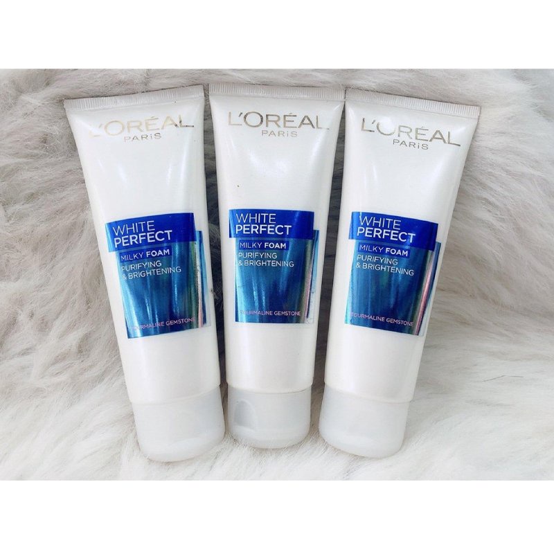 Sữa Rửa Mặt Làm Sáng Da Loreal White Perfect Milky Foam 100ml