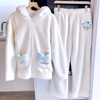 [VIDEO-ẢNH THẬT] Set ngủ lông White Rabbit cao cấp