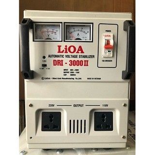 Ổn áp LiOA 3KVA DRI-3000 II dải 90V-250V thế hệ mới dây đồng nguyên chất