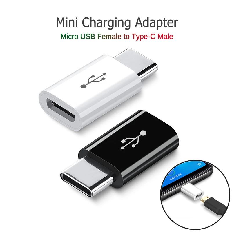 1 Đầu Chuyển Đổi Micro Usb Sang Type C Cho Samsung Huawei Xiaomi / Iphone